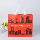 2019 Recycle laminated pp non woven cloth bag/colorful cheap non-woven polypropylene fabric grocery carry bag