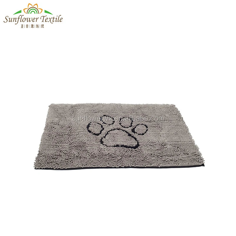 Washable Microfiber Chenille Dirty Dog Door Mat Buy Dog Mat