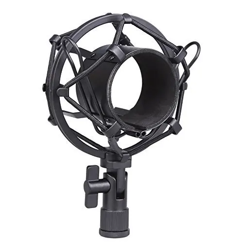 Free shipping Studio recording electret condenser anti microphone shock mount, Black
Free shipping Studio recording electret condenser anti microphone shock mount, Black
