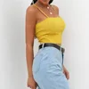 Womens Crop Top Casual Slim Solid Tank Top Vest Off Shoulder Halter Fashion Blouse T-Shirt Summer Tops