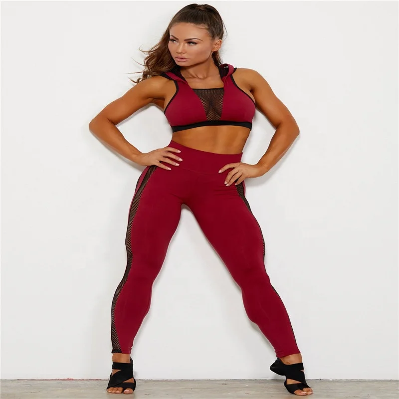 Custom Logo Mesh Sexy High Quality Sports Wear Women Fitness Yoga Wear Set
Custom Logo Mesh Sexy High Quality Sports Wear Women Fitness Yoga Wear Set