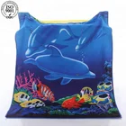 Wholesale 80% Polyester 20% Polyamide Custom Logo Full Printed Microfiber Beach Towel