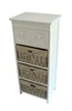handmade white wicker basket storage cabinet wood cabinet with handmade wicker drawer