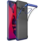 Electroplated ultra thin soft TPU phone case for Huawei P20 pro clear color mobile phone housing shockproof back cover