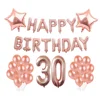 30th Birthday Decorations Party Supplies 30 Year Anniversary Celebration Dirty Thirty Rose Gold Women 30th Birthday Banner
