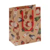 Best selling christmas items christmas drawstring gift bags wholesale