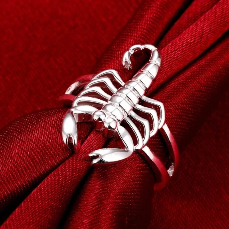 New Design Punk 925 Silver Scorpion Ring Chic Party Rings for Couples Animal Rings for Women
New Design Punk 925 Silver Scorpion Ring Chic Party Rings for Couples Animal Rings for Women
