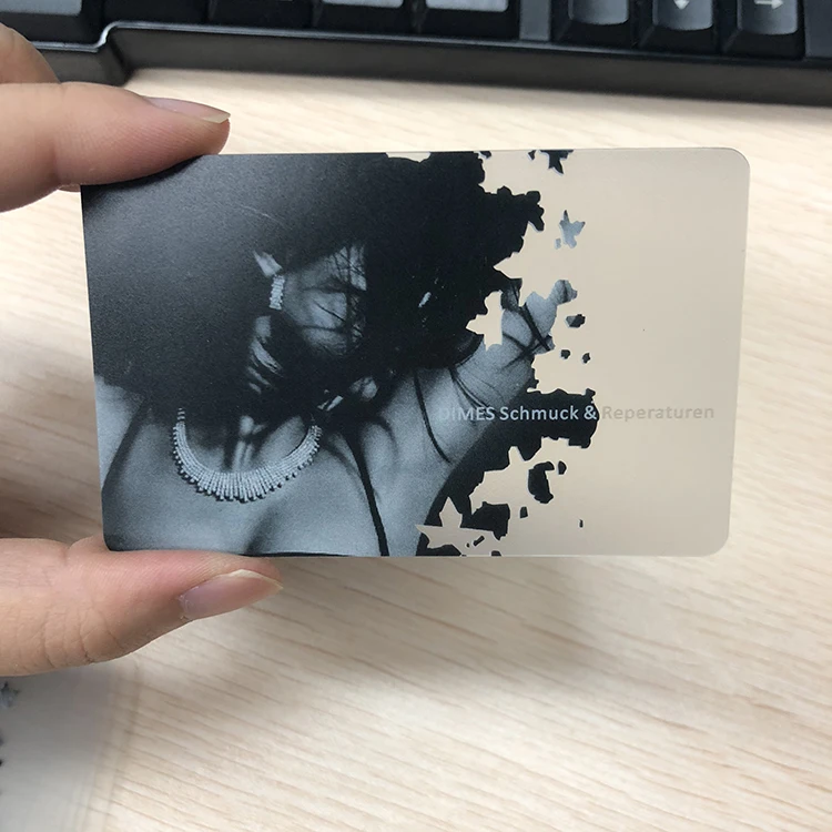 2019 Fancy Product Custom Printing Transparent Plastic PVC Name Card Business Card