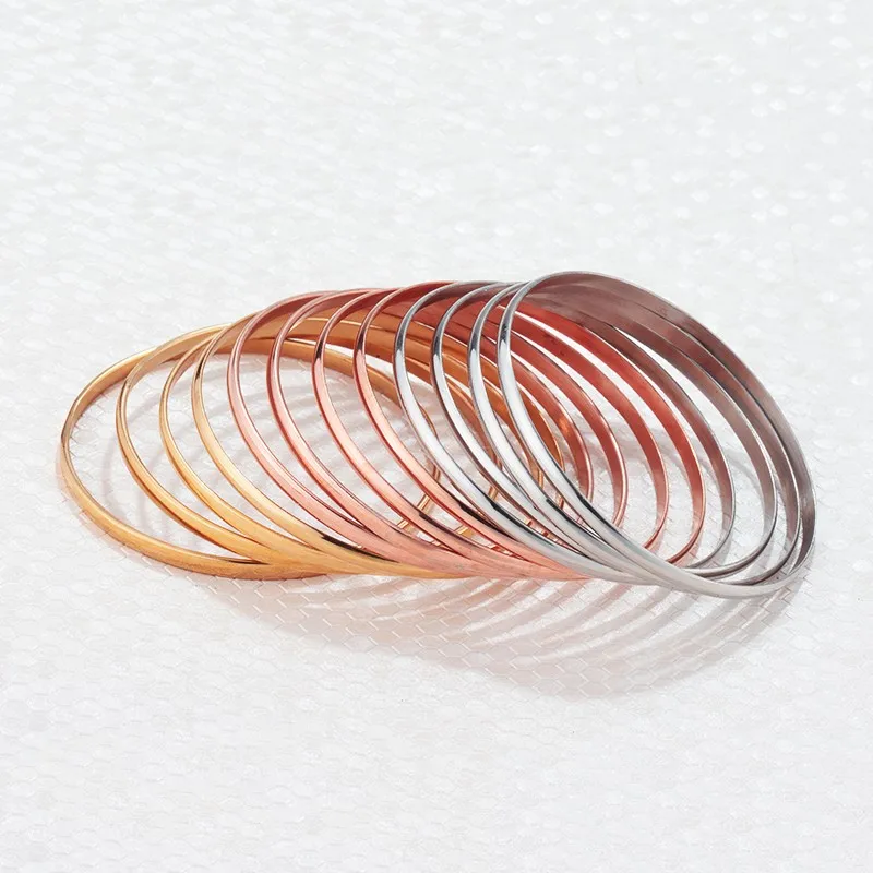 BAOYAN Set Of 12 Pieces Rose Gold/Gold/Silver Plated Stainless Steel Bridal Bangle Sets
BAOYAN Set Of 12 Pieces Rose Gold/Gold/Silver Plated Stainless Steel Bridal Bangle Sets