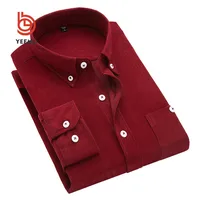 Vintage Long Sleeve Corduroy Wine Red Fancy plain shirt for men with wholesale price
Vintage Long Sleeve Corduroy Wine Red Fancy plain shirt for men with wholesale price