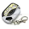 4 Keys Metal Universal 433.92MHZ RF Remote Control Keychain Car Key Garage Rolling Door Remote