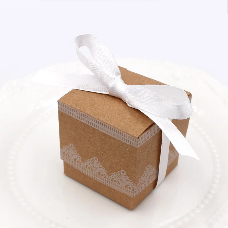 Newest Kraft Paper Box For Wedding Favors Birthday Party Baby Shower Candy Cookies Christmas Party Gift Box Paper Jewelry Boxes (3)