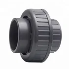GREY WHITE WATER PLUMBING FINTING PVC PLASTIC UNION for pool