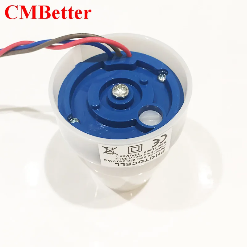 nEw   Adjustable Outdoor Use Light Sensor,Automatic Light Sensor Switch 220V-240VAC 10A Load Current (5)