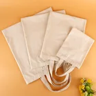 Wholesale Custom Blank Shopping Grocery Advertising Durable Polyester Cotton Canvas Tote Bag for Women Men Kids Students