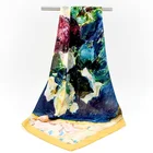 Factory Custom Ladies Scarves Hangzhou Silk Scarf Women Shawl