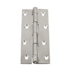 SS 304 Mirror Polished Narrow Plane Piano Continuous Hinges for Light-duty Door