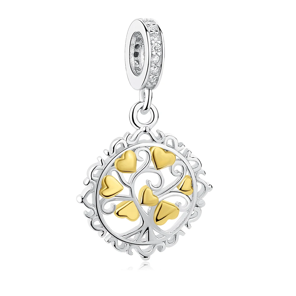 925 Sterling Silver Family Tree Charms Fit Original Bracelets Authentic Jewelry making Gold Plated Tree Of Life Dangle Charms
925 Sterling Silver Family Tree Charms Fit Original Bracelets Authentic Jewelry making Gold Plated Tree Of Life Dangle Charms