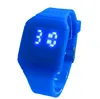 ODM logo digital sports touch screen silicone led watch