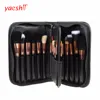 YASHI Professional 29Pcs Cosmetic Powder Makeup Brushes with A Book Type Brush Bag