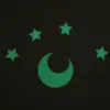 Decorative Removable Labels Moon Stars Glow in the Dark Sticker