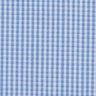 Luthai Textile NOS 100% cotton yarn dyed sky blue gingham check pattern men's dress shirt fabric