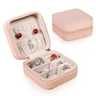 Top Sale Fashion Jewellery Case Zipper Travel Jewelry Storage Box