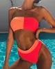 Sexy Bikinis Women Swimsuit Bikini Set Tube Top Bathing Suit Summer Beach Wear