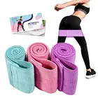 Exercise Workout Hip Booty Bands Cotton Loop Resistance Band for Exercise Legs & Butt Body Stretching, Yoga, Pilates
