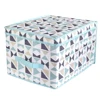 New style collapsible fabric storage box with lid and handles