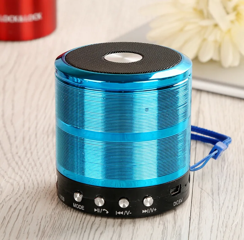 WS-887 Wireless Bluetooth Speaker Plug-in Card Mini Portable Player Speaker Phone Radio Bluetooth Audio Bass High Quality Sound - ANKUX.COM
