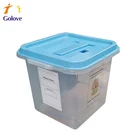 60Lclear plastic ballot box for election