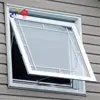 Comply with AS2047/CSA/NFRC/Florida standard double glass window grill design security & aluminium awning window