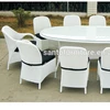 11 Pcs Patio Outdoor Sectional Furniture Pe Wicker Rattan Garden Dining Set