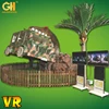Gold Hunter Dinosaur Shape Movie Games 5d Ciema House Vr Park