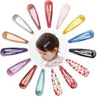 Wholesale personalized cute glitter toddler girls hair snap clip