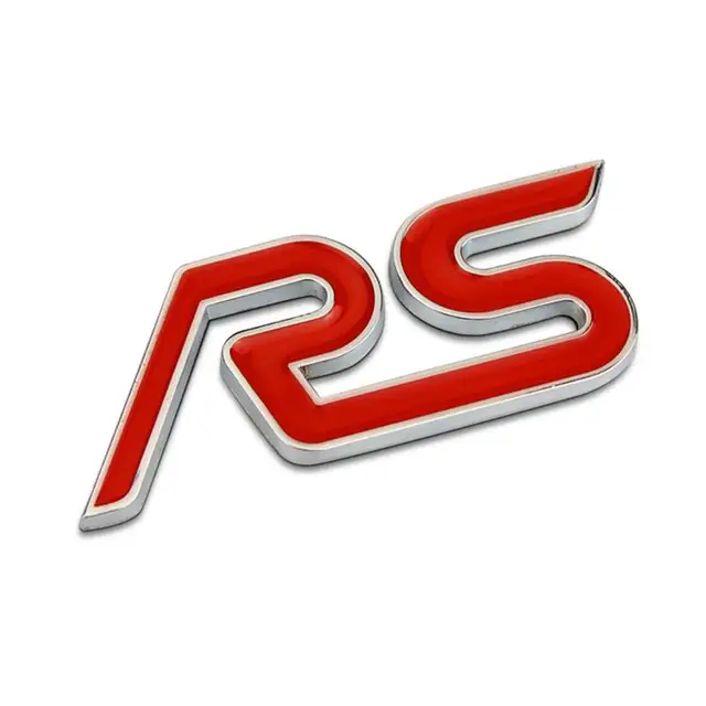 meta rs car emblem badge logo 3d sticker