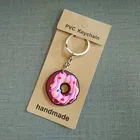 Custom 2D soft PVC keychain, cheap bulk 3D rubber key rings, plastic keychain