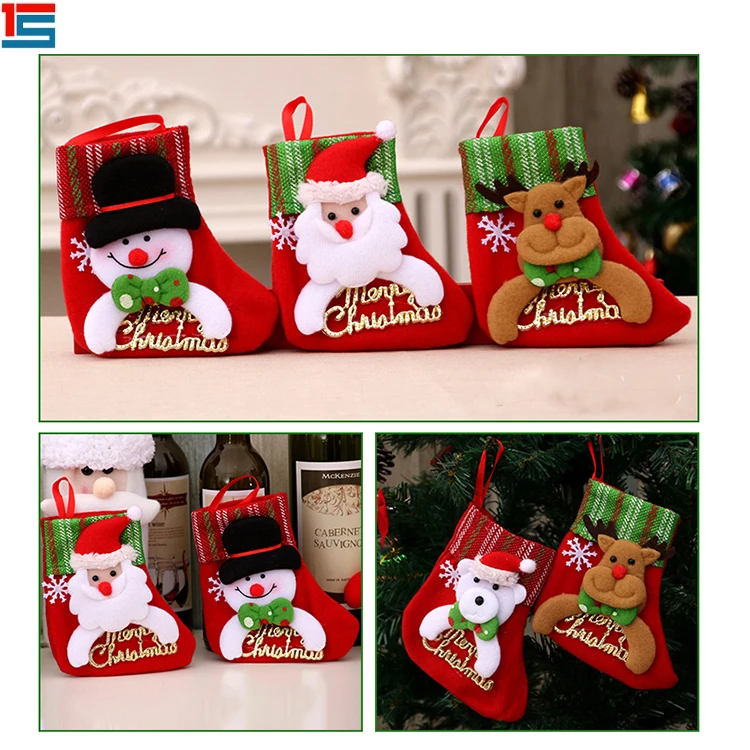 large christmas socks gift bags for candy christmas stocking