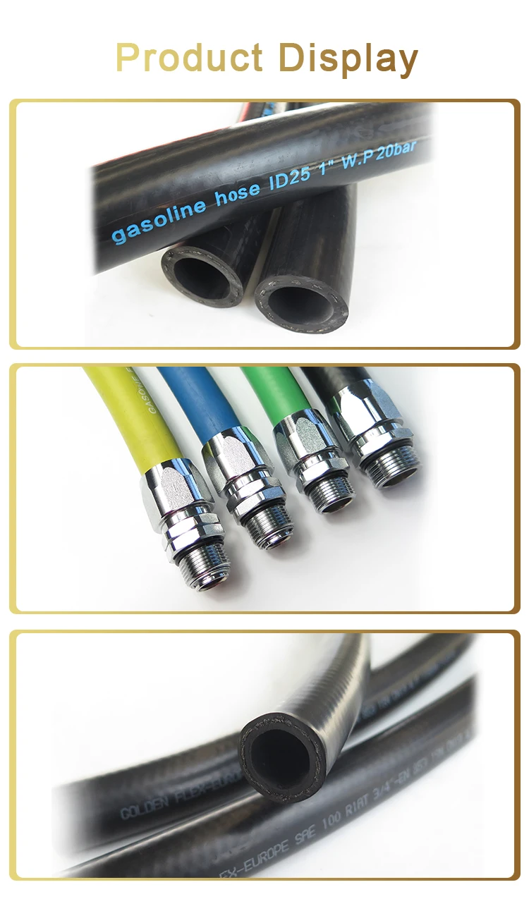 Flexible Flammable liquid hose and hose assemblies gasoline pump hose