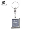 wholesale mini metal picture digital friend frame keychain