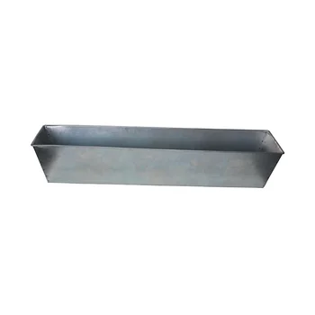 Galvanized Metal Rectangular Indoor Outdoor Flower Garden