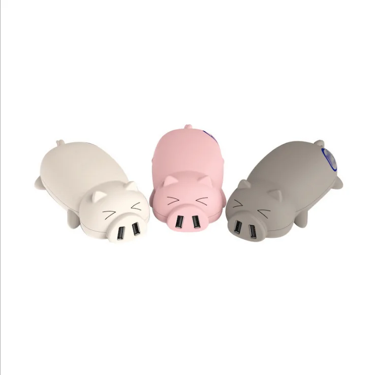 Hot Products 2019 New Promotional Gift Consumer Electronics Travel Power Bank 2100mah,Lovely Pig Mobile Power Bank - ANKUX.COM