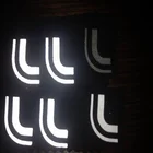 factory price customized shiny reflective heat transfer label for clothing