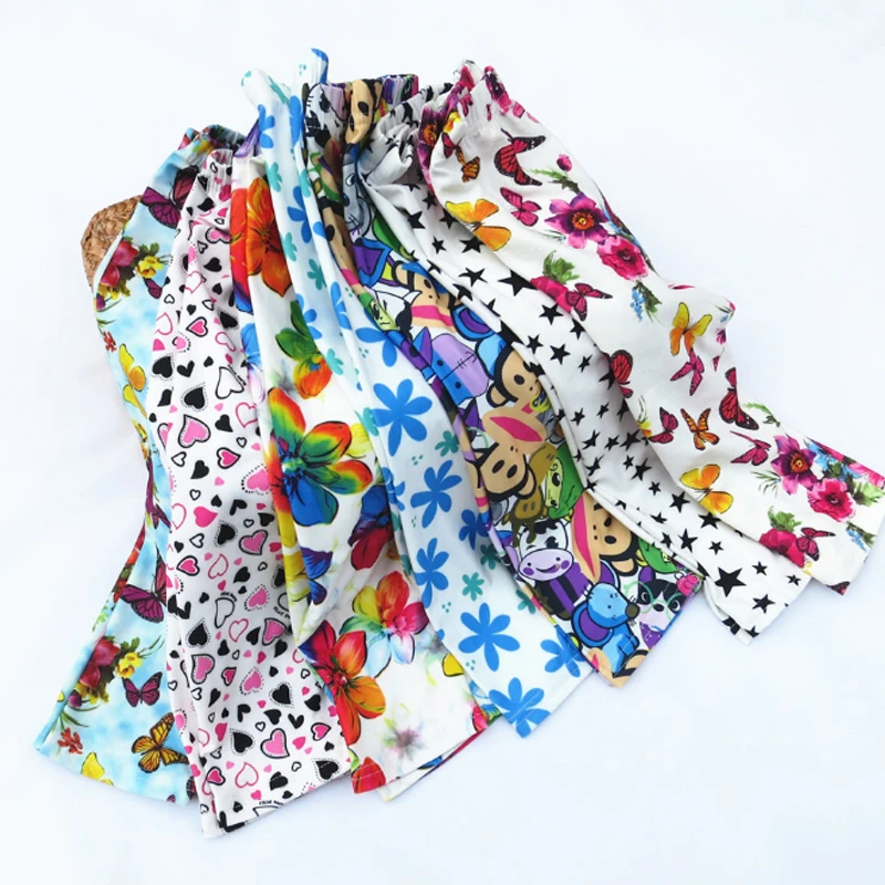 Wholesale custom children cartoon flower printed trousers elastic cotton kids leggings for girls
Wholesale custom children cartoon flower printed trousers elastic cotton kids leggings for girls