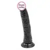 Manufacturers direct female simulation flesh-colored artificial penis anal plug suction cup adult sex toys backyard toys
