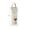 Custom LOGO factory single bottle insulation neoprene wine bag red wine ice pack wine tote bag
