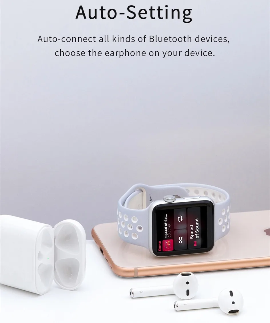 Portable handsfree Earphone BT 5.0 Wireless Touch Headset Headphone i12 Tws mini pods Earbuds Headphone - ANKUX.COM