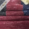 Manufacture 100% polyester yarn dyed rib knitting t-shirt ribbing fabric