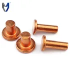 Durable model complete metal flat head copper solid rivet
